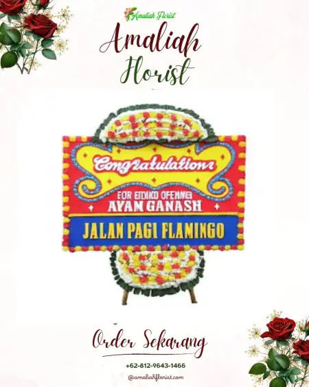 Sewa Papan Bunga Meri